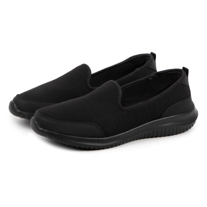 totes® Comfort Slip-On Sports Shoe Black Extra Image 1
